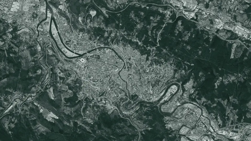Vista aérea de Bilbao